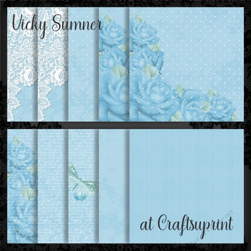 Cup of Flowers Matching Paper 3
