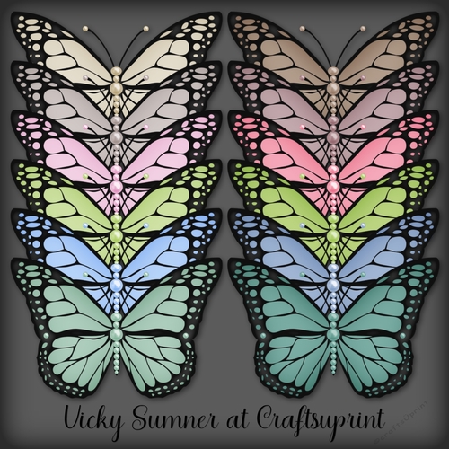 Natural Pearl Butterfly