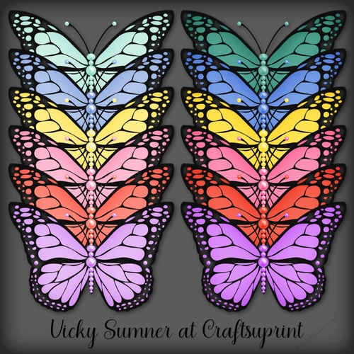 Sorbet Pearl Butterfly