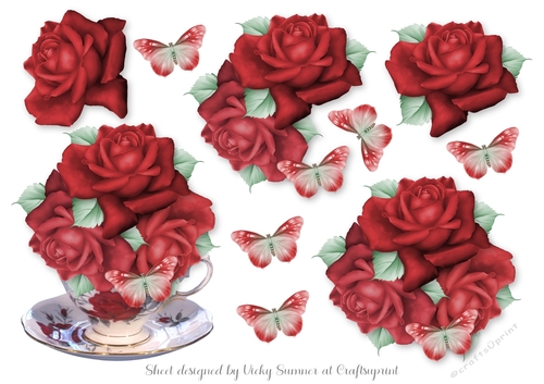 Cup of Flowers Step by Step 6