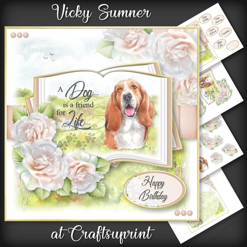 A Dog is a Friend for Life...Basset Hound