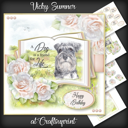 A Dog is a Friend for Life...Miniature Schnauzer