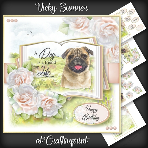 A Dog is a Friend for Life...Pug