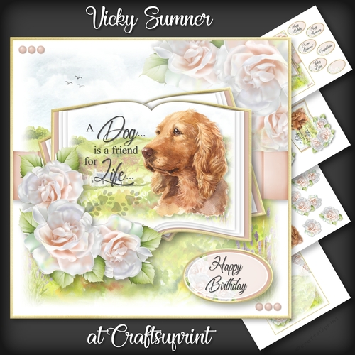 A Dog is a Friend for Life...Cocker Spaniel