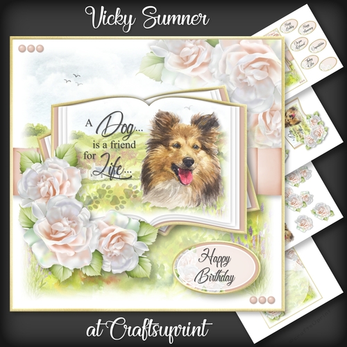 A Dog is a Friend for Life...Shetland Sheepdog