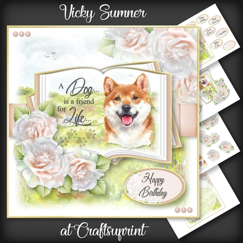 A Dog is a Friend for Life...Shiba inu