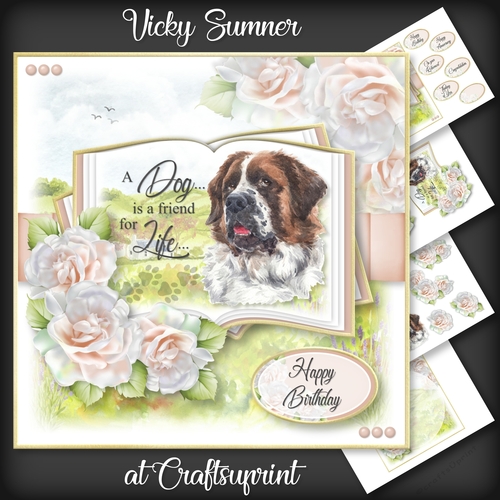 A Dog is a Friend for Life...St Bernard