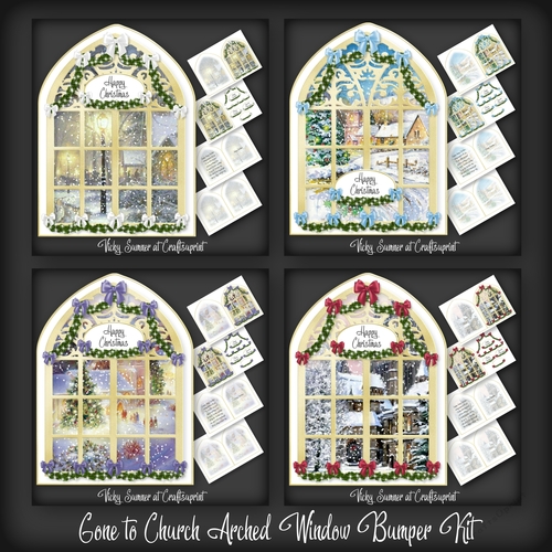 Gone to Church Arched Window Bumper Kit