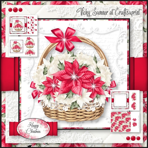 Poinsettia Basket 1