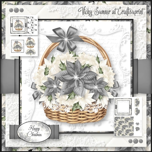 Poinsettia Basket 2