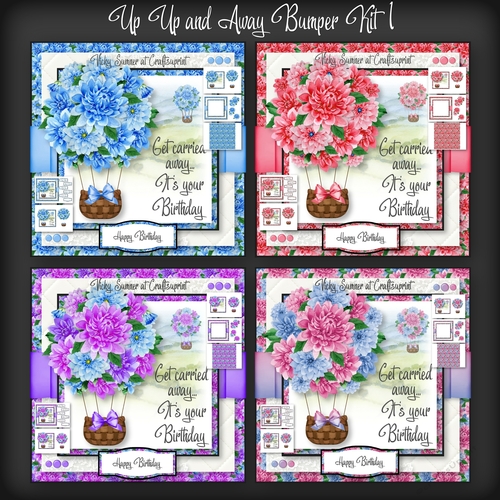 Up Up and Away Floral Bumper Kit 1