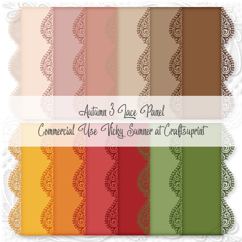 Autumn 3 Lace Panel PNG