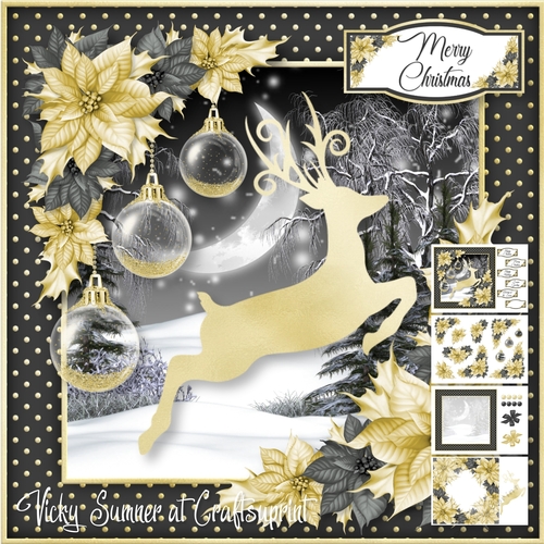 Black and Gold Silhouette 2