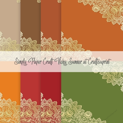 Autumn 4 Gold Lace Corner 1