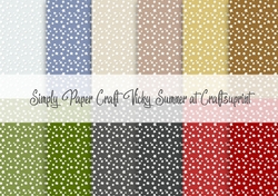 Christmas 5 Stars Digital Paper