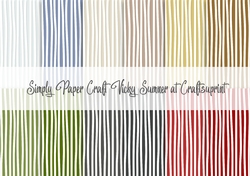 Christmas 5 Stripe Digital Paper