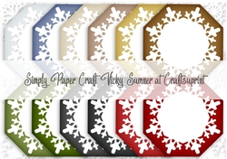Christmas 5 Snowflake Topper