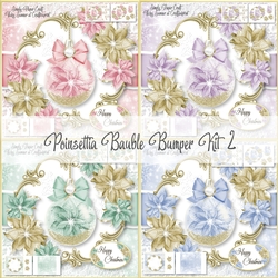Poinsettia Bauble Bumper Kit 2