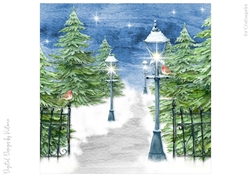 Snow Covered Park no.4