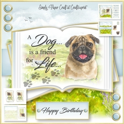 A Dog is a Friend For Life...Pug 2