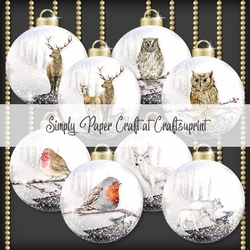 Winter Animals Bauble