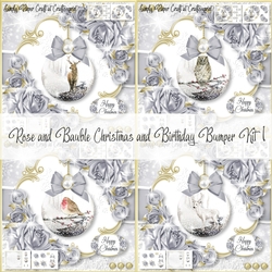 Rose and Bauble Christmas and Birthday Bumper Kit 1