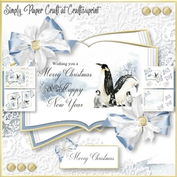 Winter Animals Open Book 2