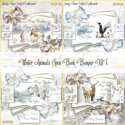 Winter Animals Open Book Bumper Kit 1