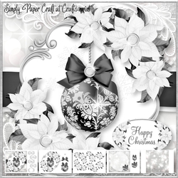 Black and White Bauble 4