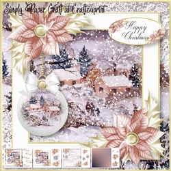 Framed Winter Cottage 3