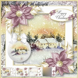 Framed Winter Cottage 4