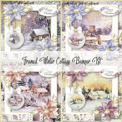 Framed Winter Cottage Bumper Kit