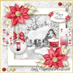 Framed a Touch of Red Christmas 4