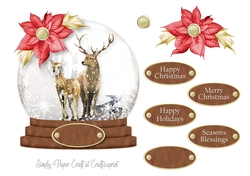 Winter Animals Snowglobe 2