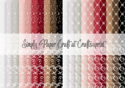 Winter Berries 8x8 White Paper Pack