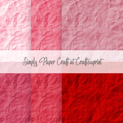 Valentine Crumpled Paper