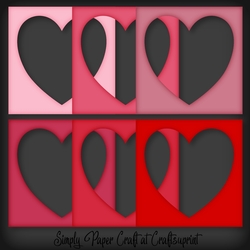 Valentine Heart Aperture Frame