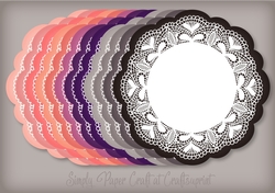 Sunset Mat and Doily 1