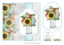 Mason Jar of Flowers 1