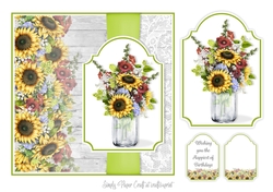 Mason Jar of Flowers 5