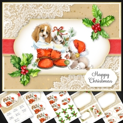 Vintage Puppy Christmas 5