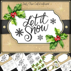 Christmas Word art 6x8 Mini Kit 6