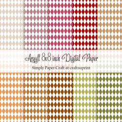 Apple Orchard Argyll 8x8 inch Digital Paper