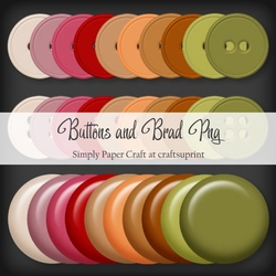 Apple Orchard Buttons and Brad