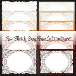 Pumpkin Patch Lace Mat