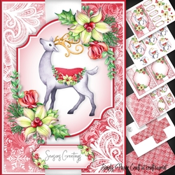 Reindeer 7x5 inch No 3