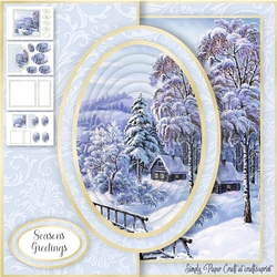 Winter Half Front Card 3