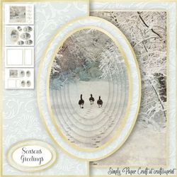 Winter Half Front Card 7