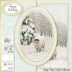 Winter Half Front Card 8