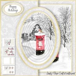 Winter Half Front Card 12